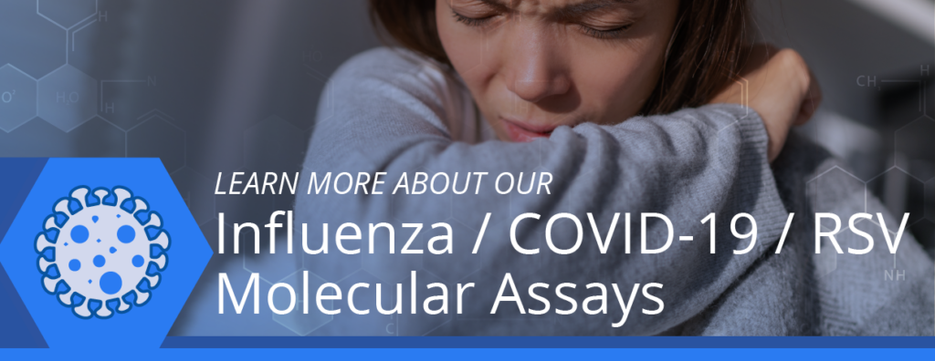 Molecular Assays for Flu, COVID-19, and RSV Assays developed by DTPM