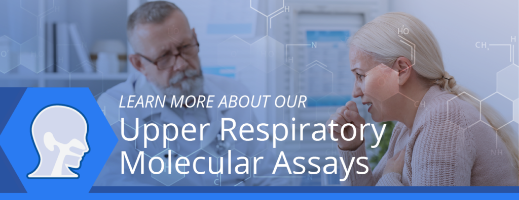 Upper respiratory molecular assays developed by DTPM